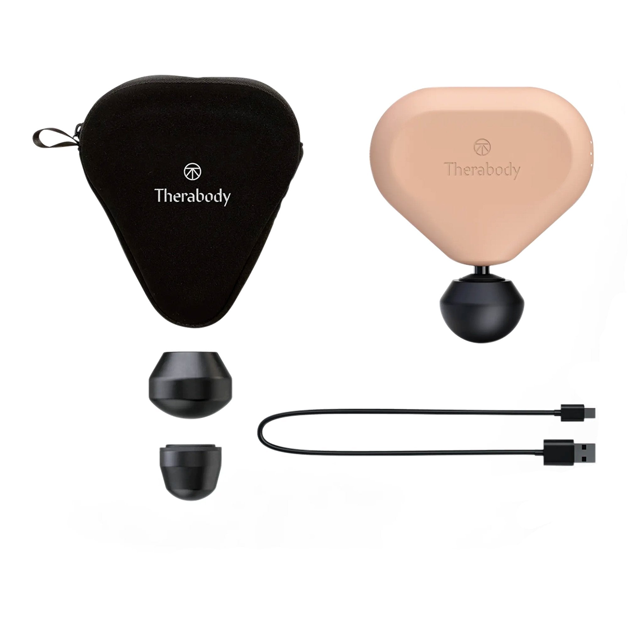Theragun mini™ Hand-Held Massager – Desert Rose | Portable Deep Tissue Relief