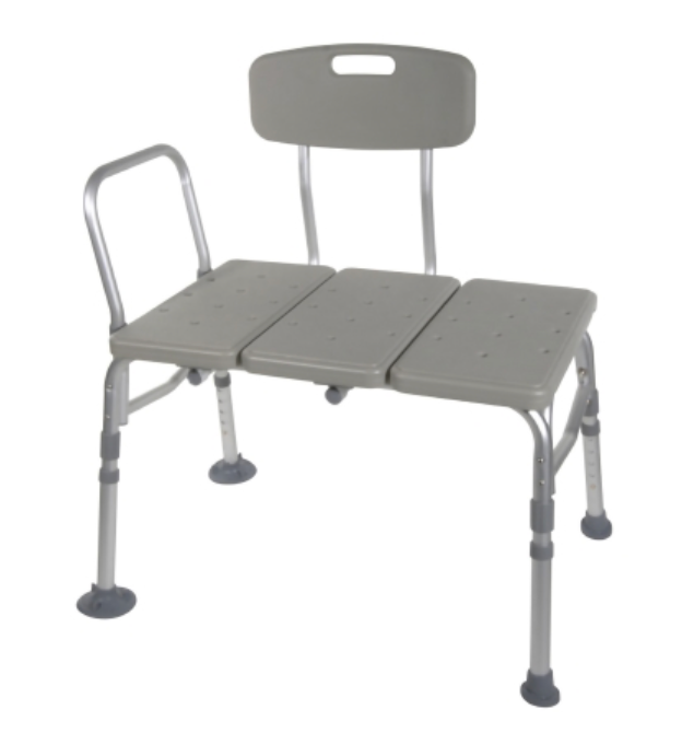 McKesson Aluminum Transfer Bench with Reversible Back