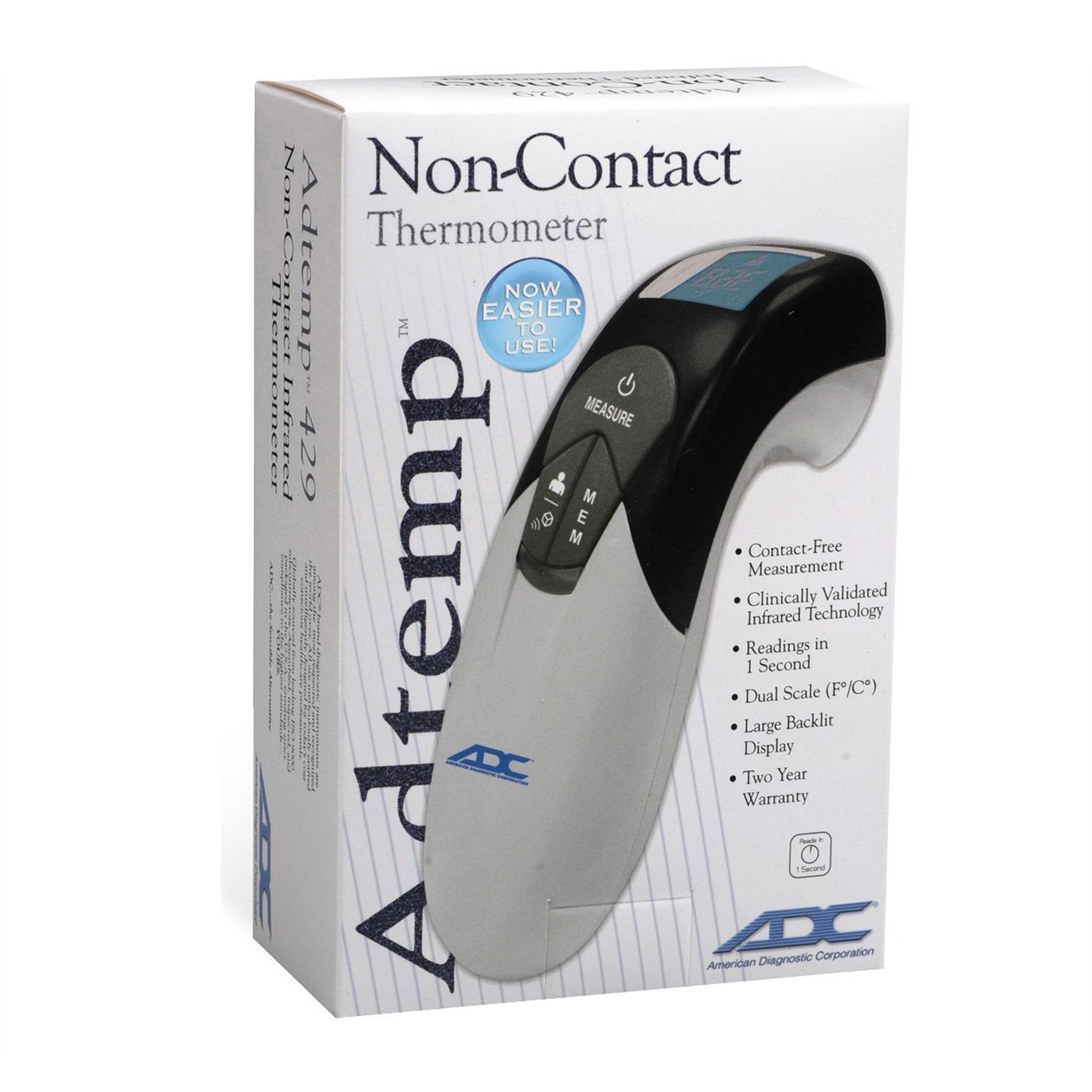 ADC Adtemp™ 429 Non-Contact Thermometer – Fast, Accurate & Hygienic Infrared Temperature Readings