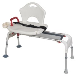 drive™ Aluminum Bath Transfer Bench, 21 – 25 Inch Seat Height