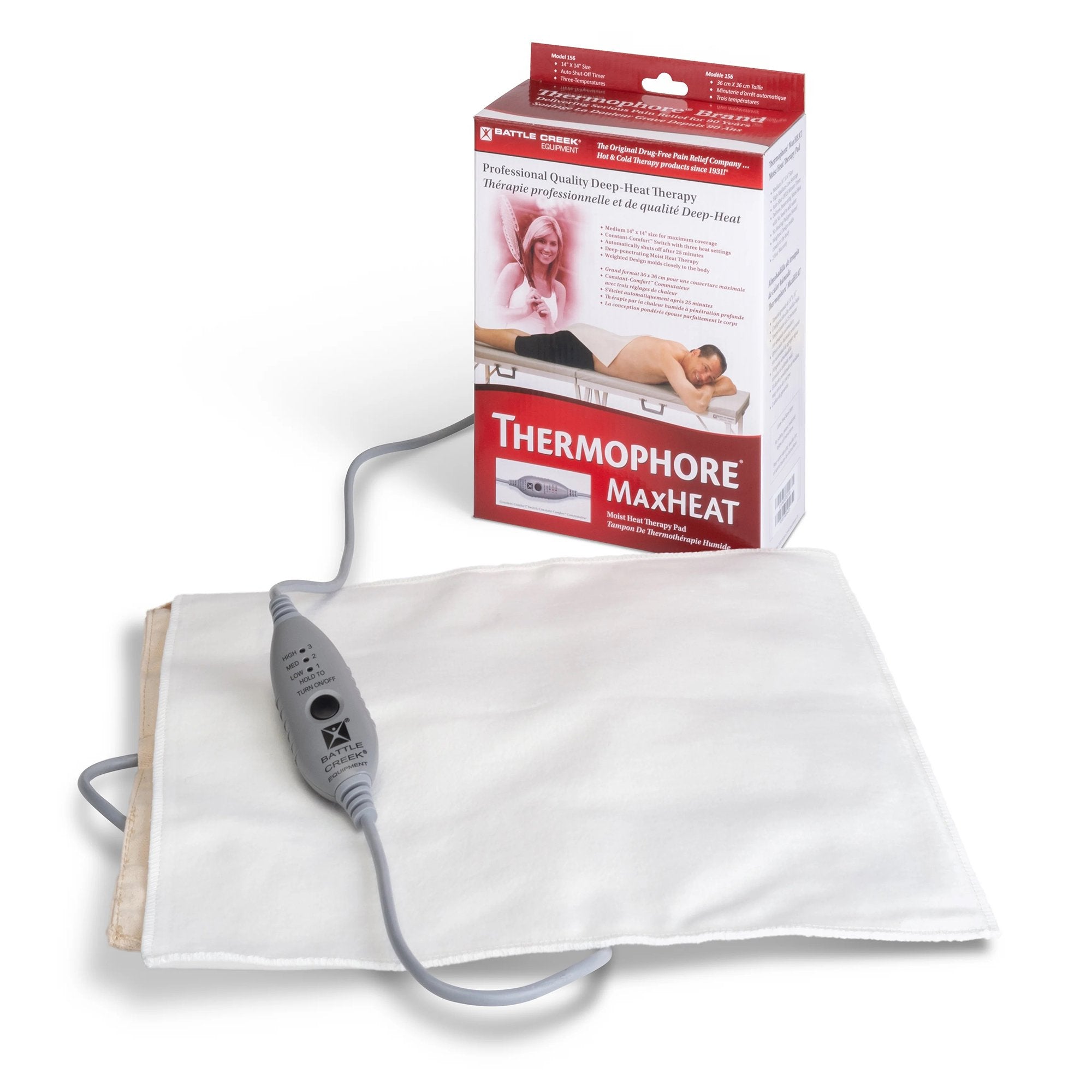 Thermophore® MaxHEAT™ Moist Heating Pad, 14 x 14 Inch