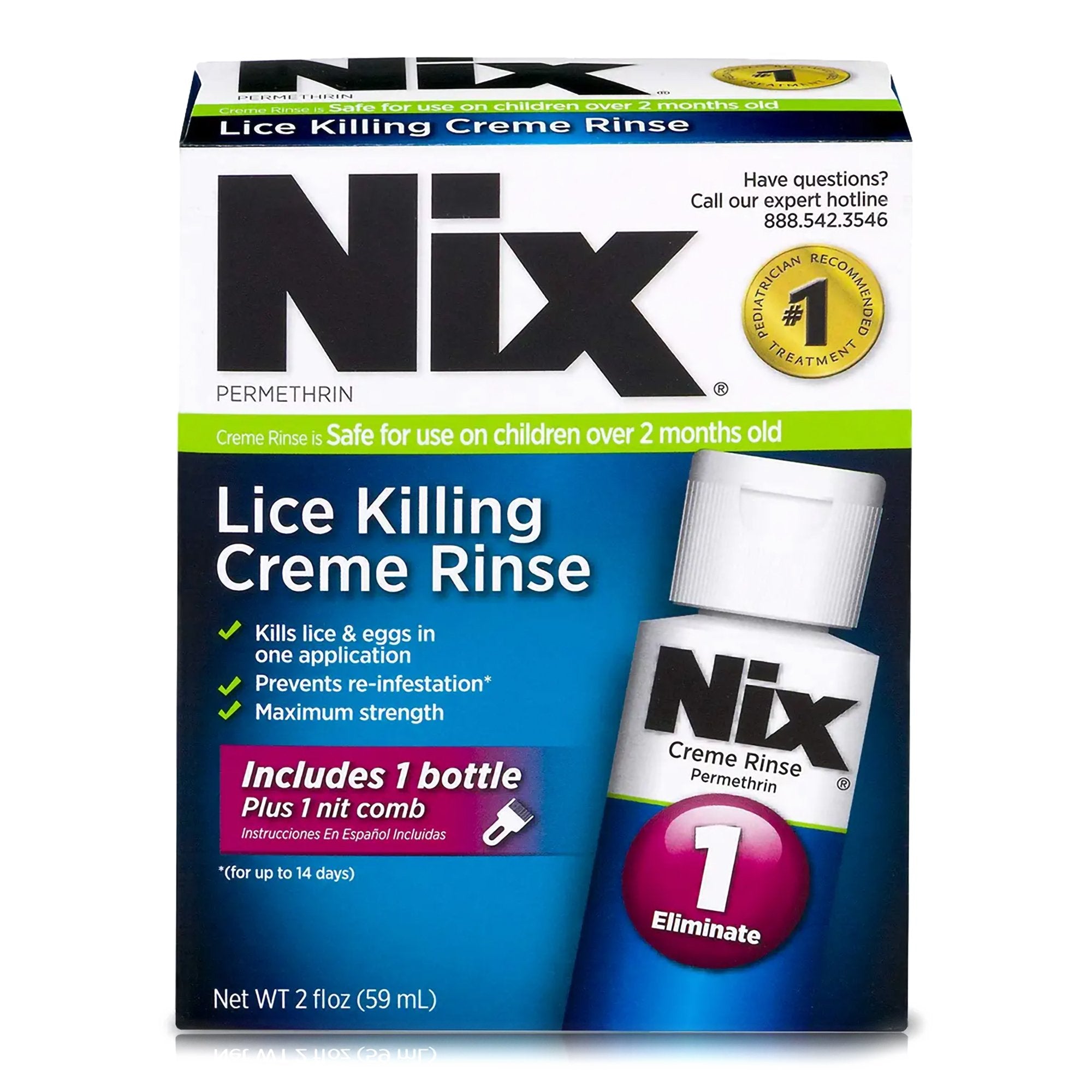 Nix® Lice Treatment Kit - Complete Solution for Head Lice & Nits Removal