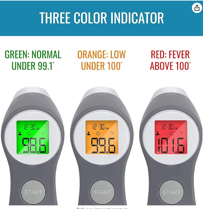 HealthSmart® Digital Touchless Infrared Thermometer