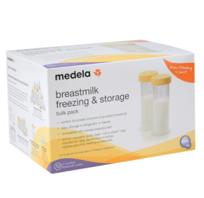 Medela Breast Milk Storage Bottle, 2.7-  and 5 ounce capacity