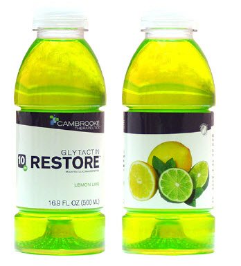 Glytactin® Restore Lemon-Lime Beverage for Phenylketonuria (PKU), 16.9-ounce bottle