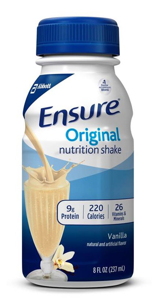 Ensure® Original Nutrition Shake, Vanilla, 8-ounce bottle