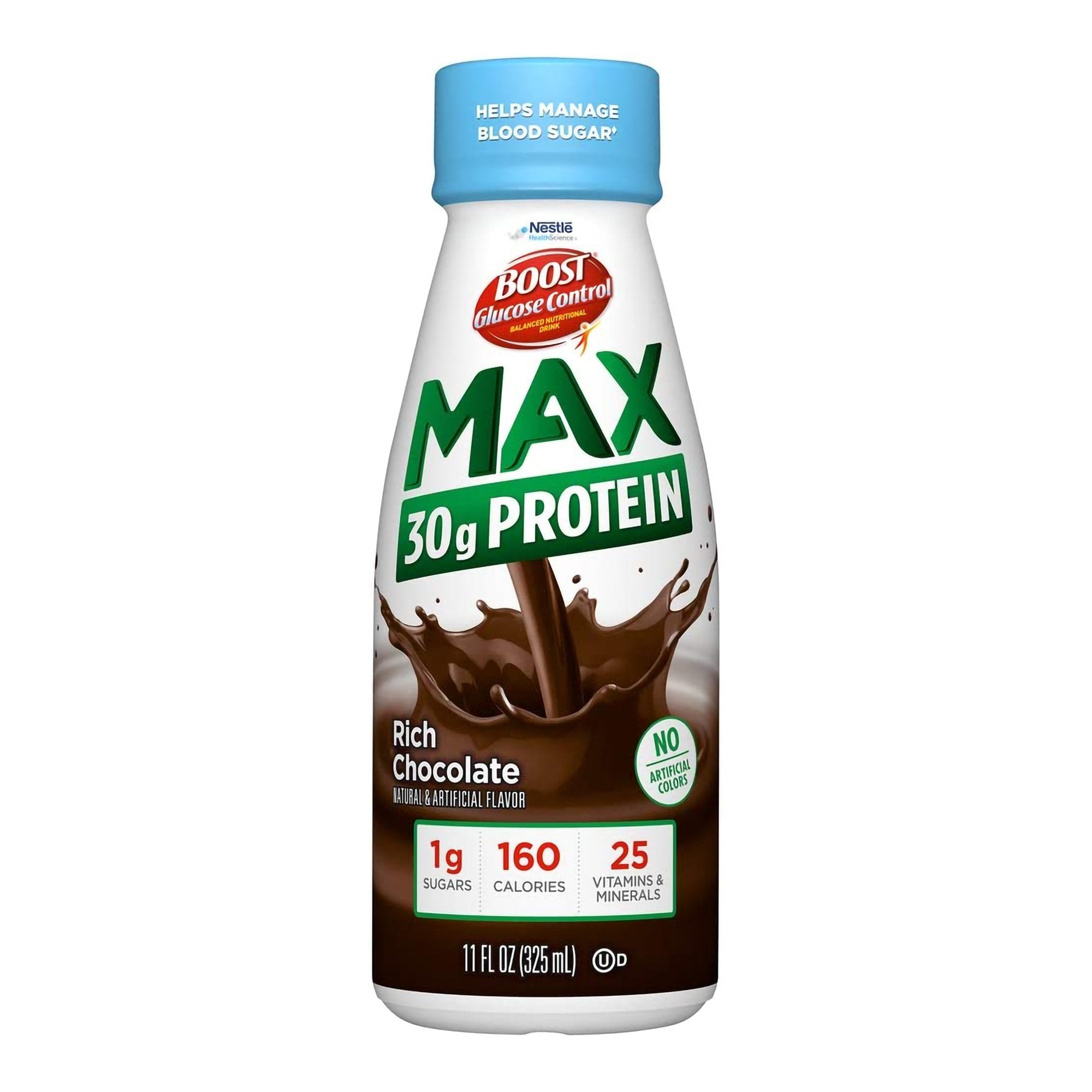 Boost® Glucose Control Max Chocolate Balanced Nutritional Drink, 11-ounce bottle